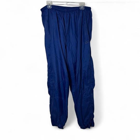 Other - Nike Track Pants Men XXL Blue Windbreaker Lined Polyester Jogger Vintage